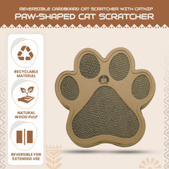 HUPA scratch-enhancing-design attracts cats with inviting texture for healthy scratching and active play.