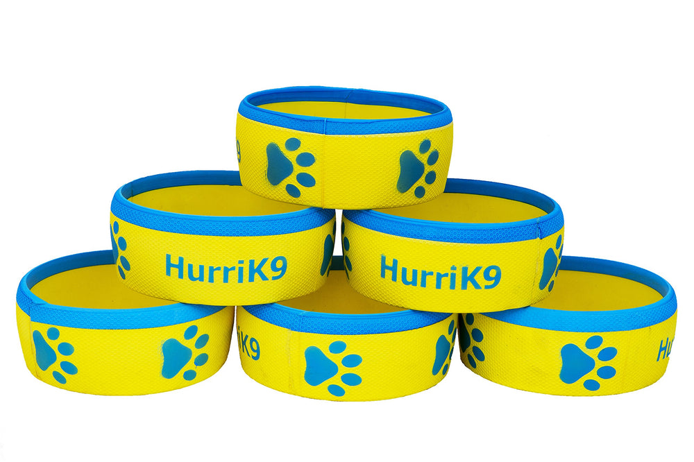 HurriK9 replacement rings 6-pack for extended fetch sessions with durable EVA foam.