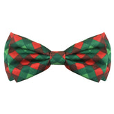 Huxley & Kent Bow Tie for Pets in Scottish Check, large, great for festive photos