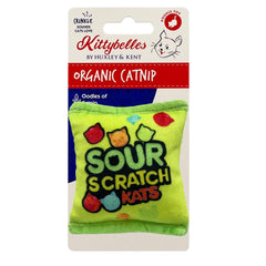 Huxley & Kent Sour Scratch Kats toy crinkle-catnip energizes indoor play.