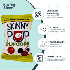 Huxley & Kent Tiny Tuff reinforced seams — lasting plush for small dogs