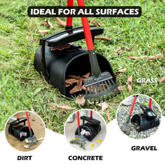 HUZSV compact storage bag rolls keep yards neat in garage or shed.