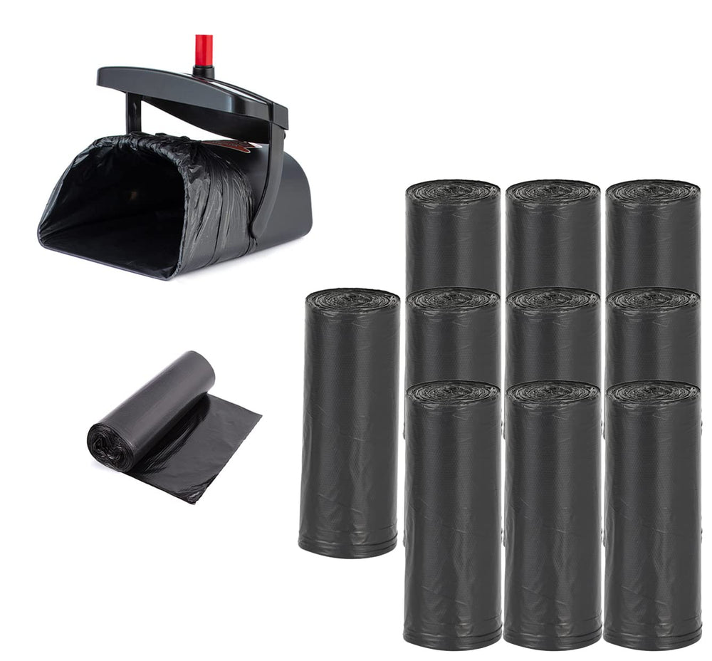 HUZSV unscented thick dog poop bags roll packaging for quick, tidy waste pickup.