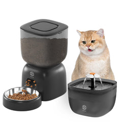 HX HECLX automatic feeder front view for scheduled pet meals.