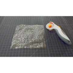 HYAKDesigns Crinkle Film baby toy assembled example with texture.