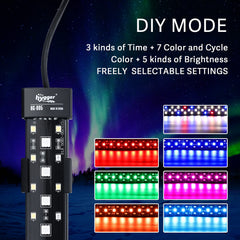 hygger 247 top view shows color variety for vibrant tank scenes