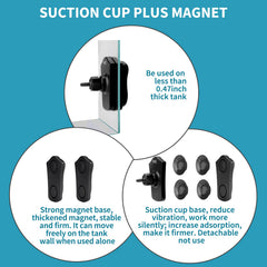 Hygger 360° power head enables multi-directional wave creation for reef tanks.