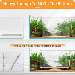 hygger air wand and hose assembly demonstrates durable setup for reliable aeration.