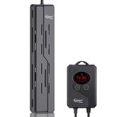 Hygger Aquarium Heater 200W with LED controller for precise temperature management.