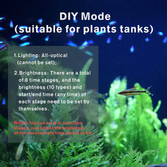 Hygger aquarium LED light extendable bracket enables flexible mounting for many tanks.