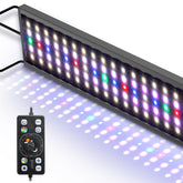 Hygger aquarium LED light full-spectrum 2100 lumens enhances vivid fish colors and plant growth