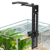 Hygger aquarium light clip-holder HG978 side view for stable light placement and even tank illumination.