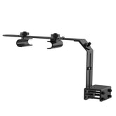 Hygger aquarium light riser side view shows durable aluminum construction for long-lasting use.