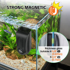 Hygger float-design cleaner remains on the surface for easy pickup