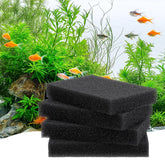 hygger aquarium sponge filter pad cut-to-size shows precise fit for varied filters and easy customization