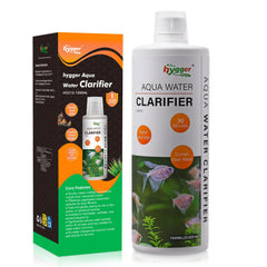 hygger Aquarium Water Clarifier bottle—quick cloud-clear results for freshwater and saltwater tanks
