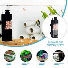 hygger bio sponge filter media compartment accessible maintenance