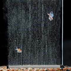 The hygger bubble strip 13.8-inch wall-assembly shows steady, oxygen-boosting bubbles for tanks.