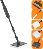 Hygger Carbon Fiber 6in1 telescoping handle reaches deep tanks for easier cleaning.