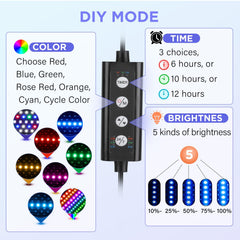 hygger clip-on 24/7 daylight mode for vivid tank viewing