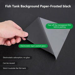 Hygger CO2 backdrop edge rolled design helps prevent curling for a neat mount.