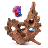 Hygger CO2 driftwood shows a porous natural structure with tunnels for fish