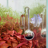Hygger CO2 Nano Drop Checker glass indicator shows color change for easy CO2 monitoring.