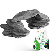 Hygger CO2 slate rocks 3-6 inches mix for natural aquascapes and terrarium scenes