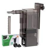 Hygger CO2 surface skimmer front view reduces surface debris for crystal-clear water.