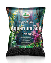 Hygger CO2 upgraded aquarium soil pour highlights easy setup and pH stability for plants and shrimp