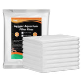 Hygger filter floss microfiber closeup highlighting tiny particle capture for clearer tank water