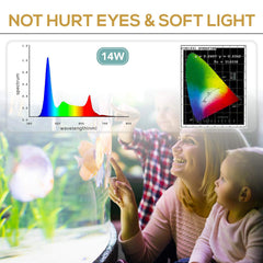 Hygger fish aquarium LED light sunrise daylight moonlight mode for natural tank cycle