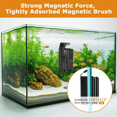 Hygger detachable plastic scraper for acrylic-safe algae removal