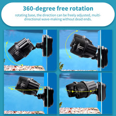Hygger magnetic suction base offers secure, quiet mounting.