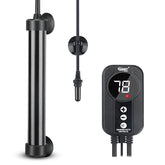 hygger marine aquarium heater 50w in tank provides stable temperature for healthy fish
