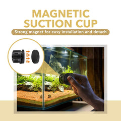 Hygger Mini Wave Maker magnet mount enables easy placement and quick adjustments