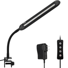 hygger nano tank light clip-on in action providing steady evening illumination for small tanks