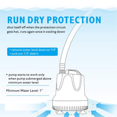 hygger quiet 60w pump ready for daily aquarium maintenance with minimal noise