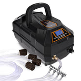hygger rechargeable air pump unit shows compact design ideal for quiet home use