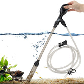 Hygger small gravel vacuum handle with ergonomic grip for quick tank cleaning