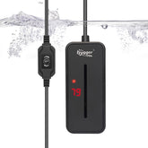 Hygger small submersible heater 100W front view for compact tanks with quiet operation.