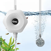 hygger Ultra Silent 1.5W mini air pump front view for compact quiet aeration
