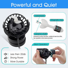 Hygger Wave Maker-quiet-operation promises near-silent performance in busy tanks.