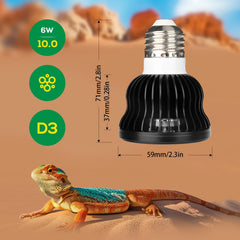 Hygger Zoo E26 socket compatible lighting fits most fixtures.