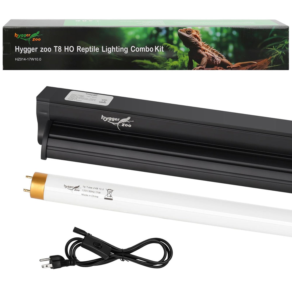 Hygger Zoo T8 UVB 24-inch bar delivers enhanced UVB exposure for reptiles