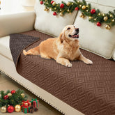 hyha waterproof dog blanket front view showing triple waterproof protection for spills.