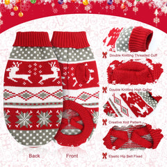 HYLYUN Cat Christmas Sweater Pullover Style Pack3 in soft acrylic