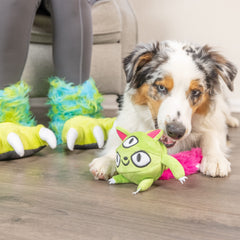 Hyper Pet Doggie Pal Monster Toy vibrates to invite chase and interactive sessions.