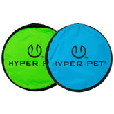 Hyper Pet Flippy Flopper 9in disc in flight for high-energy fetch outdoors.