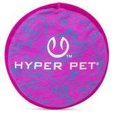 Hyper Pet Flippy Flopper 9in disc in purple swirl ready for fetch outdoors.